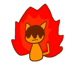 Cute Cat(YURU) sticker #7318805