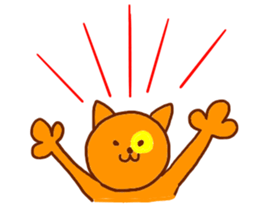 Cute Cat(YURU) sticker #7318811