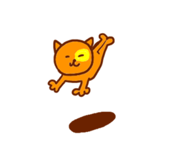 Cute Cat(YURU) sticker #7318817