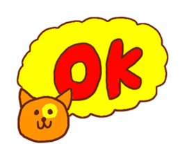 Cute Cat(YURU) sticker #7318818