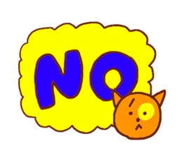 Cute Cat(YURU) sticker #7318819