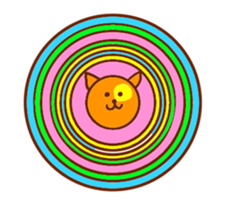 Cute Cat(YURU) sticker #7318820