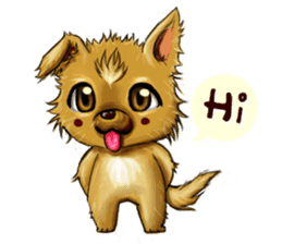 Lin puppy (EN) sticker #7318864