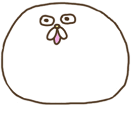 White that fellow and cat and dog sticker #7319363