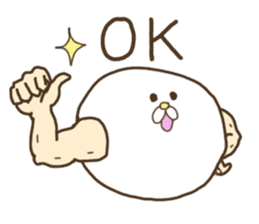 White that fellow and cat and dog sticker #7319368