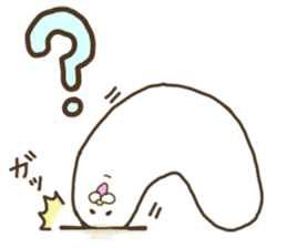 White that fellow and cat and dog sticker #7319372