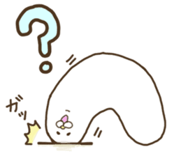 White that fellow and cat and dog sticker #7319372