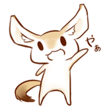 fennec-san sticker #7319385