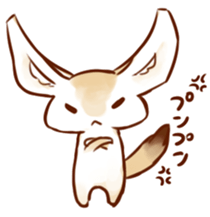 fennec-san sticker #7319387
