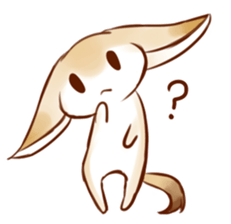 fennec-san sticker #7319388