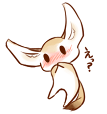 fennec-san sticker #7319390