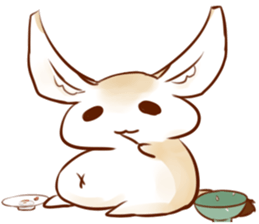 fennec-san sticker #7319393