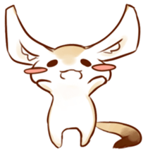 fennec-san sticker #7319394