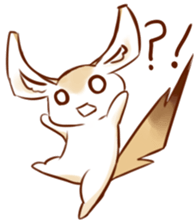 fennec-san sticker #7319395