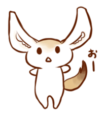 fennec-san sticker #7319401