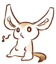 fennec-san sticker #7319404