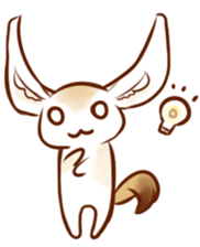 fennec-san sticker #7319409