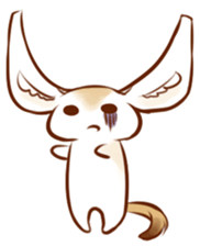 fennec-san sticker #7319413