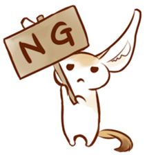 fennec-san sticker #7319415