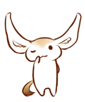 fennec-san sticker #7319416