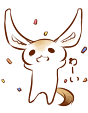 fennec-san sticker #7319418