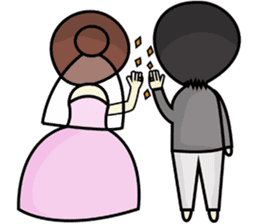 Haa-nee Wedding Series 1 sticker #7319755