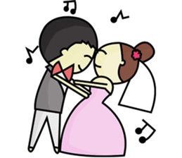 Haa-nee Wedding Series 1 sticker #7319759