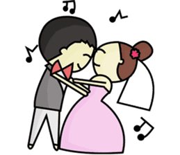 Haa-nee Wedding Series 1 sticker #7319759