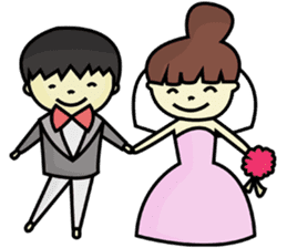 Haa-nee Wedding Series 1 sticker #7319777