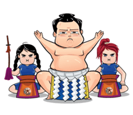 Gonishiki: Sumo by Internship Japan sticker #7320267