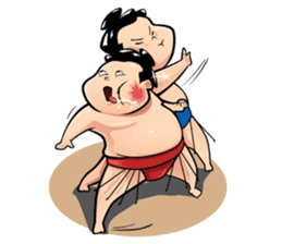 Gonishiki: Sumo by Internship Japan sticker #7320269