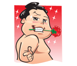 Gonishiki: Sumo by Internship Japan sticker #7320272