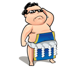 Gonishiki: Sumo by Internship Japan sticker #7320283