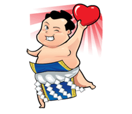 Gonishiki: Sumo by Internship Japan sticker #7320284