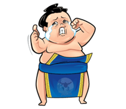 Gonishiki: Sumo by Internship Japan sticker #7320288