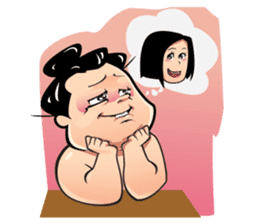 Gonishiki: Sumo by Internship Japan sticker #7320303