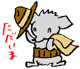 Rock the short-haired poodle 2 sticker #7320347