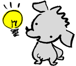 Rock the short-haired poodle 2 sticker #7320351