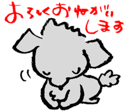 Rock the short-haired poodle 2 sticker #7320363