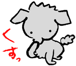 Rock the short-haired poodle 2 sticker #7320364