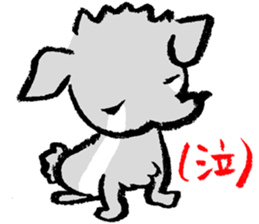 Rock the short-haired poodle 2 sticker #7320366