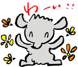 Rock the short-haired poodle 2 sticker #7320369