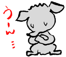 Rock the short-haired poodle 2 sticker #7320371