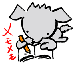 Rock the short-haired poodle 2 sticker #7320380