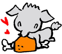 Rock the short-haired poodle 2 sticker #7320382