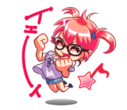 Yui-Yui & the Gang Road: Joker Gals sticker #7321145