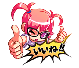 Yui-Yui & the Gang Road: Joker Gals sticker #7321148