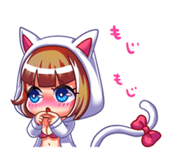 Yui-Yui & the Gang Road: Joker Gals sticker #7321150