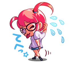 Yui-Yui & the Gang Road: Joker Gals sticker #7321151