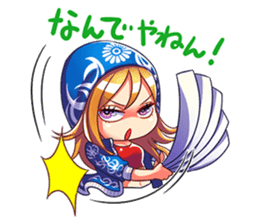 Yui-Yui & the Gang Road: Joker Gals sticker #7321158